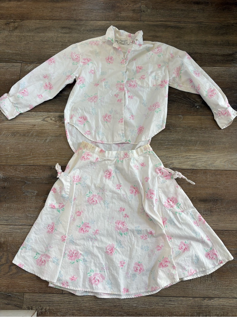 Women’s XS Floral blouse and skirt love shack fancy